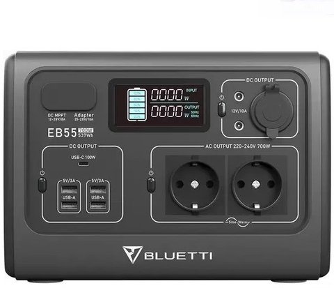 Зарядна станція Bluetti PowerOak EB55 537Wh 700W фото