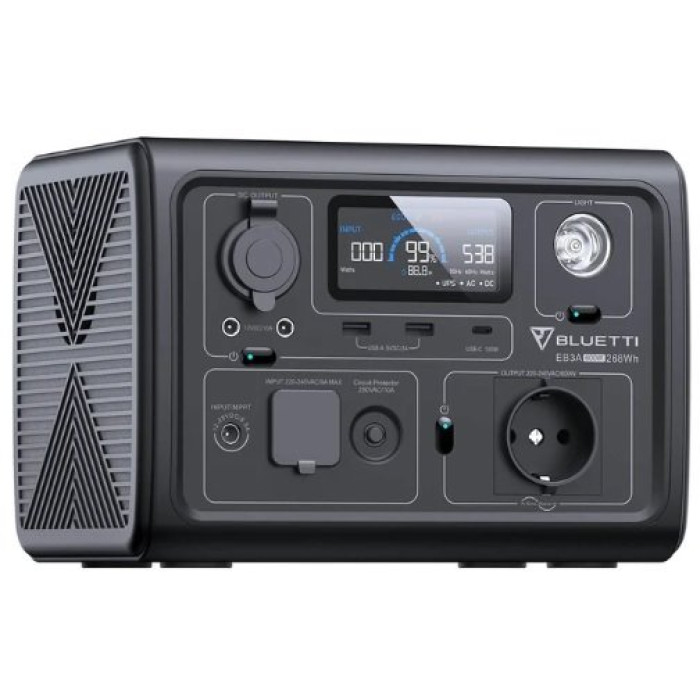 Зарядная станция Bluetti EB3A 268Wh 600W EU