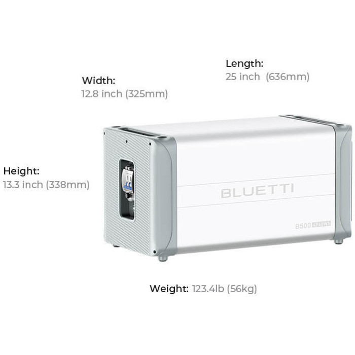 Система резервного энергообеспечения Bluetti EP600 6000W + 2 Home Battery Backup B500 9920Wh