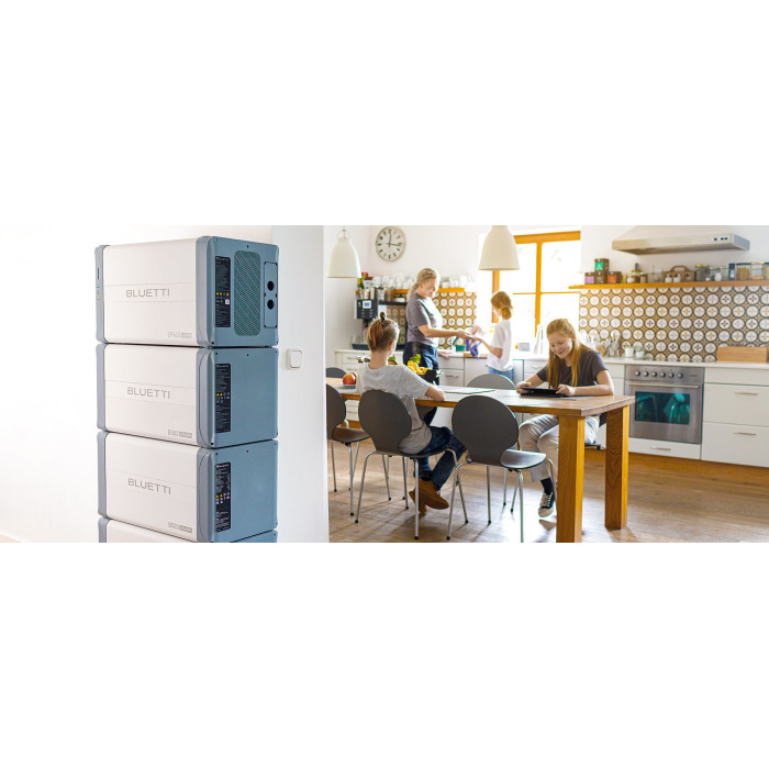 Система резервного энергообеспечения Bluetti EP600 6000W + 3 Home Battery Backup B500 14880Wh