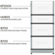 Зарядна станція Bluetti EP2000 10,5 kW + HV800 Voltage Controller + 2 Home Battery Backup B700 14,7 kWh UA