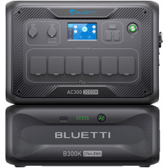 Зарядна станція Bluetti AC300 3000W + Home Battery Backup B300K 2764.8Wh