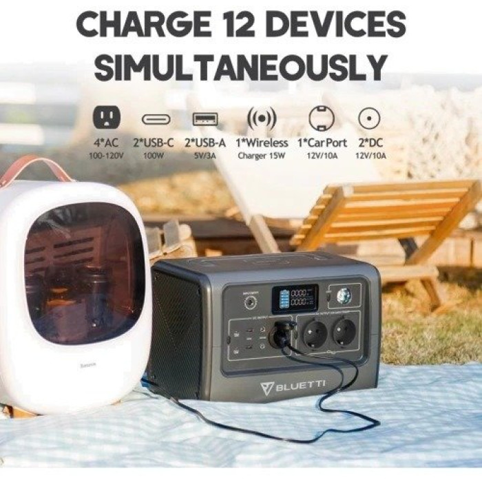 Зарядная станция Bluetti EB70 716Wh 1000W 198889 mAh Grey (EB70) Approved Витринный образец